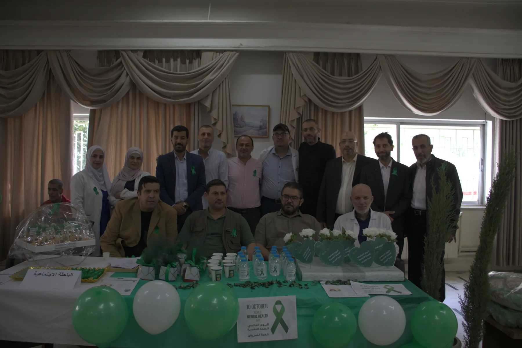 مؤسسة حرير للتنمية المجتمعية تُحيي اليوم العالمي للصحة النفسية بفعالية توعوية وإنسانية في مستشفى الكرامة للتأهيل النفسي